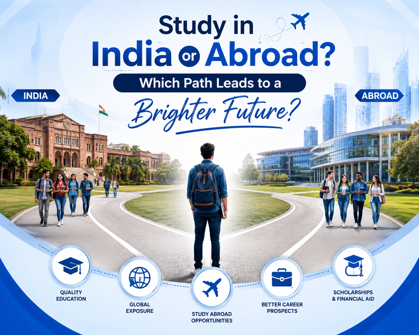 Study in India vs Study Abroad: Which Is the Better Choice?
